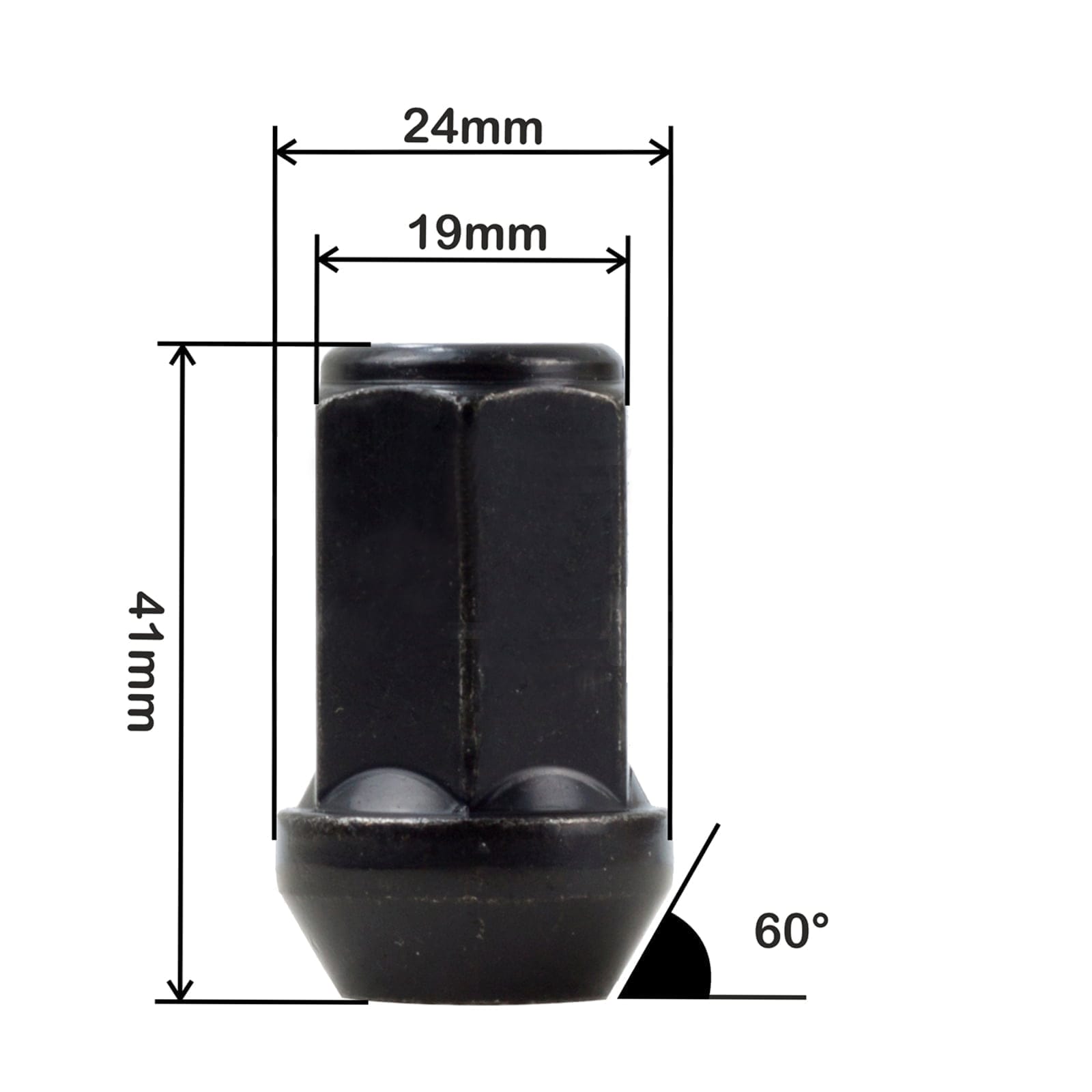 Hjulmuttrar 41mm - 20ST