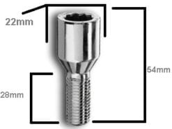 Tuner hjulbultar M12 & M14 - 20ST